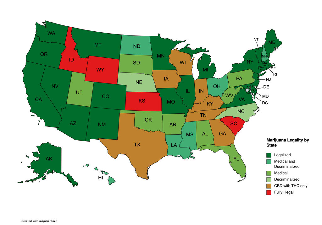Marijuana Laws: State by State