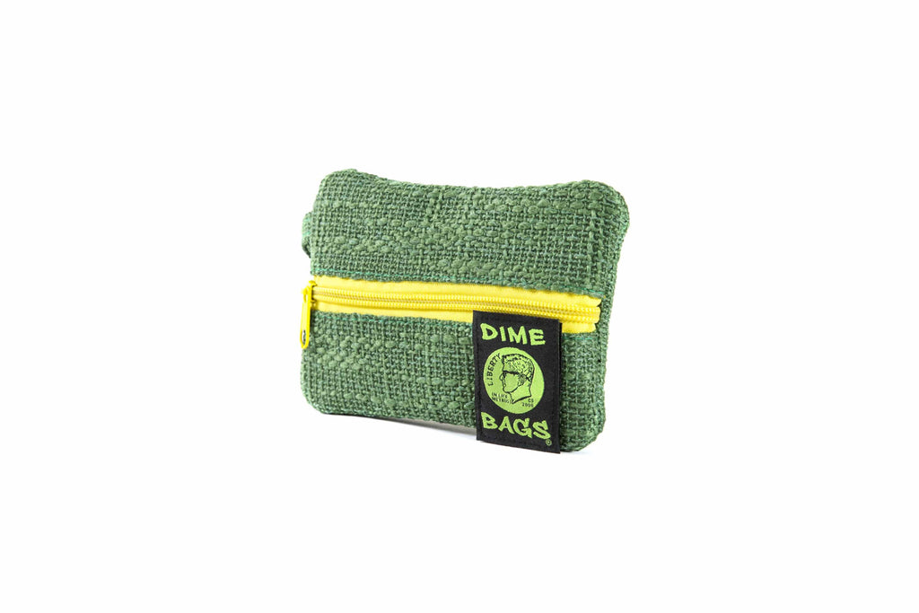 DIME BAGS® 6” Zipline forest og color blocked zippered pouch 
