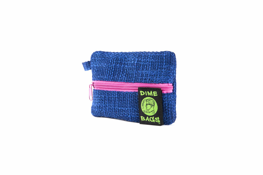 DIME BAGS® 6” Zipline midnight og color blocked zippered pouch 