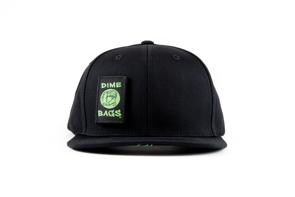 Dime Bags Grassroots collab | Dime Bags Hat | Hat | Snapback | Snapback Hat | Grassroots hat | Black Hat
