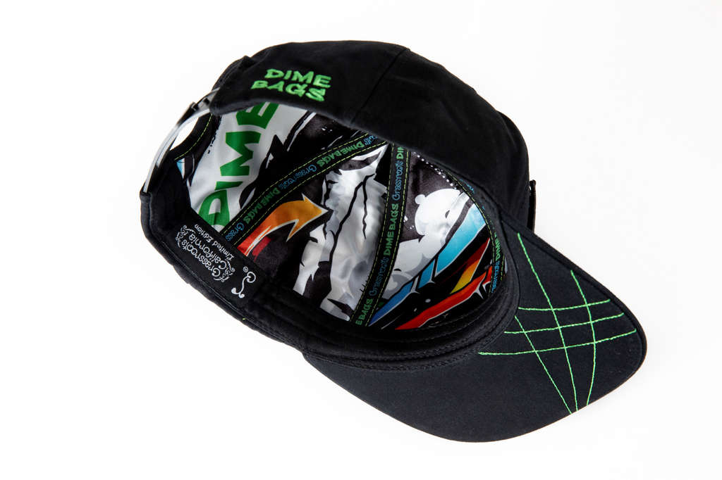 Dime Bags Grassroots collab | Dime Bags Hat | Hat | Snapback | Snapback Hat | Grassroots hat | Black Hat