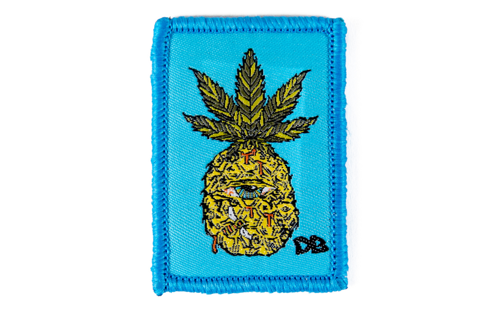 Pineapple patch | Ellie Paisley | Collab Patch | Highnapple | Eyenapple | Eyeapple | Dime Bags | dimebag | removable patch |