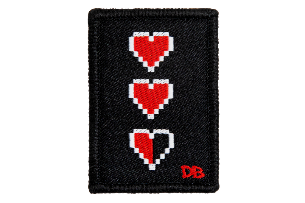 Pixel Hearts Patch | Dime Bags | Patch | Hearts