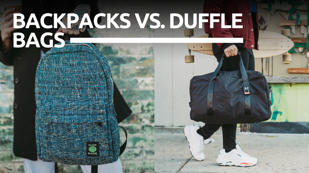 backpack vs duffel bag for travel BAGSAMRT 60L Foldable Duffle Travel, Large Bag for Men, 4 in 1 Travel Backpack, Carry on Weekender Bag, Army Green and ready to go! Duffel or Carry on? Which