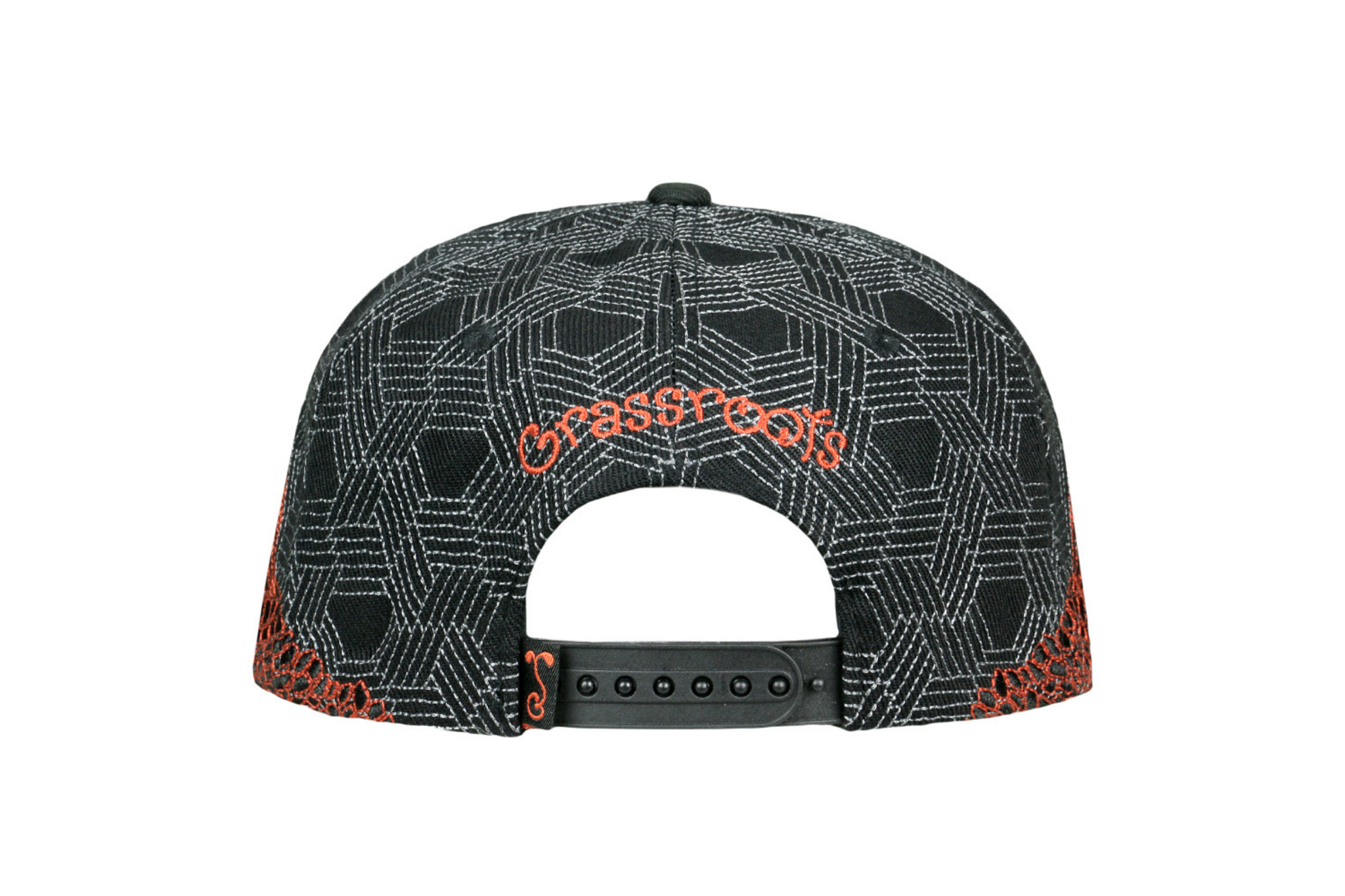 Grassroots Red Rocks Black and Red Snapback Hat – DIME BAGS®