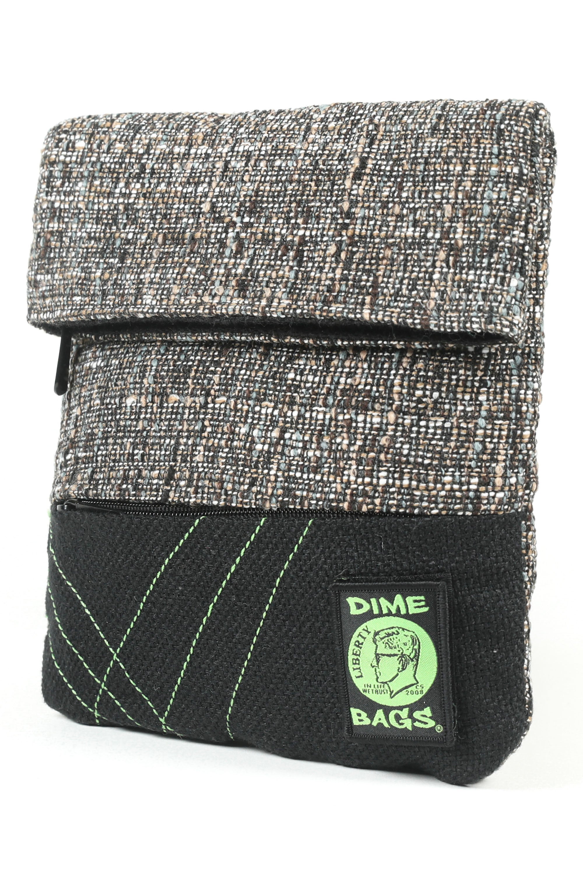 Multi-Purpose Crossbody Bag Dual-Color Hempster Shoulder Satchel