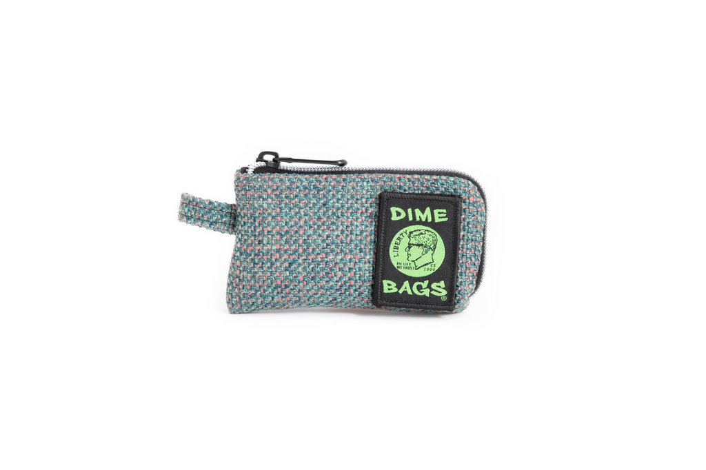 DIME BAGS All-in-One Padded Pouch with Accessory Tray and Carbon Filter  Pocket (8 Inch, Black)