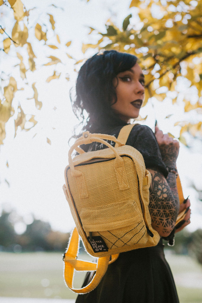 Dime Bags | Dime Bag | Dimebags | Mini Backpack | Mini Backpacks | Small Backpacks | Cute Backpacks | Trendy Bags | Trendy | Hot Box | Book Bag | Cute Bags | Hempster | Hemp Backpack | Hemp Bags | Hemp Backpacks | Hemp Bag | Yellow Backpack | Yellow Bag