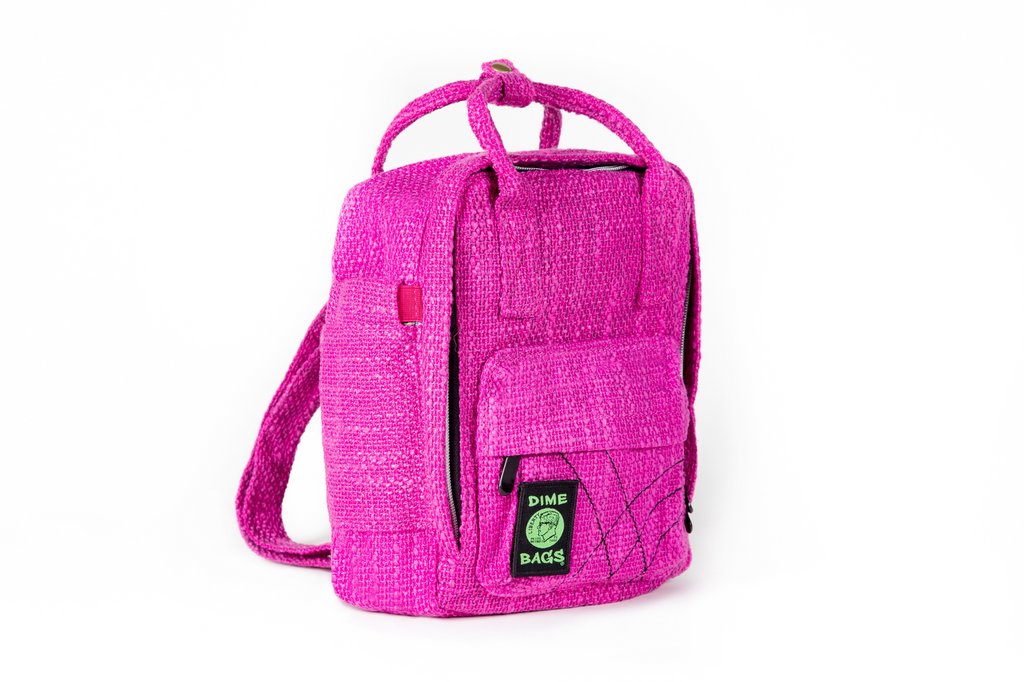 Ellie Paisley Hot Box Magenta | Collab | Mini Backpack | Exclusive Color | Hempster | Pink | Magenta | Cute Backpack | Cute Everyday Purse | Mini Backpack | Small Backpack | Cute Bag | Dime Bags | Dime Bag | Ellie Paisley | Dimebags 