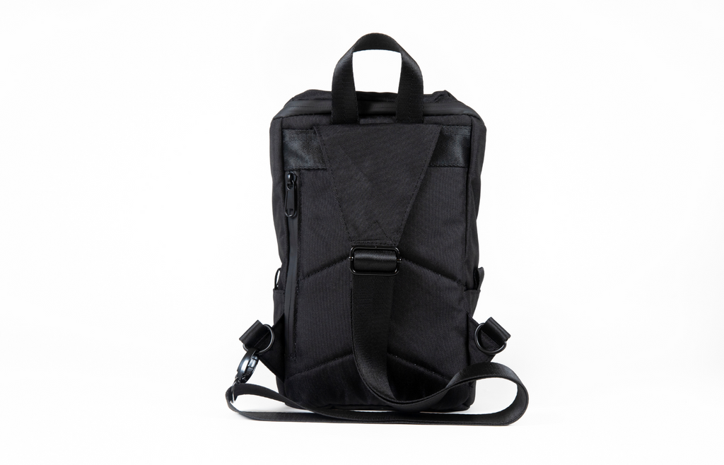Omerta | The Don | Smell Proof | Carbon Lined Technology | Cross-body Sling | Cross-body Backpack | Smell Proof Backpack | Dime Bags | Dime Bag | Dimebags | Dimebag | Mini Backpack | Smellproof | Carbon Activated Technology | Smell Proof Bag | Activated Carbon | Water Resistant Bags | Water Resistant Backpack
