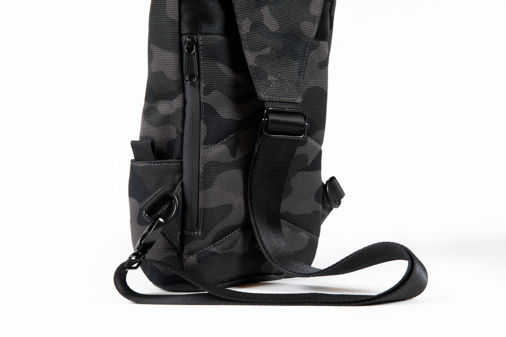 Omerta | The Don | Smell Proof | Carbon Lined Technology | Cross-body Sling | Cross-body Backpack | Smell Proof Backpack | Dime Bags | Dime Bag | Dimebags | Dimebag | Mini Backpack | Smellproof | Carbon Activated Technology | Smell Proof Bag | Activated Carbon | Water Resistant Bags | Water Resistant Backpack
